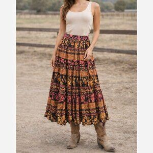 Vintage Roper Skirt Size XS Western Maxi Skirt